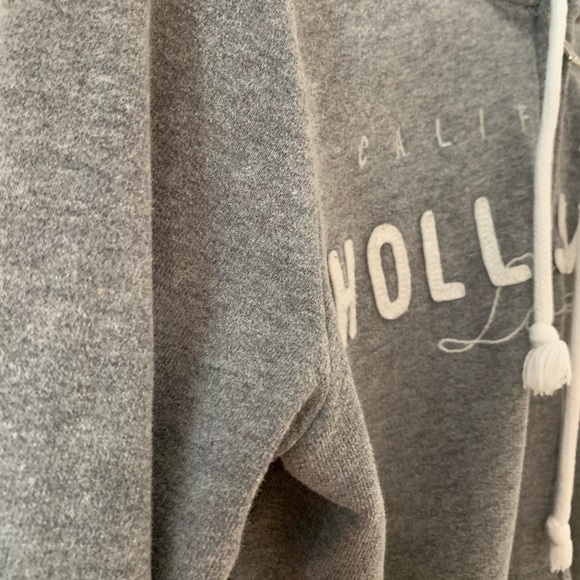 Hollister, Grey, Full-Zip Hoodie - Picture 4 of 6